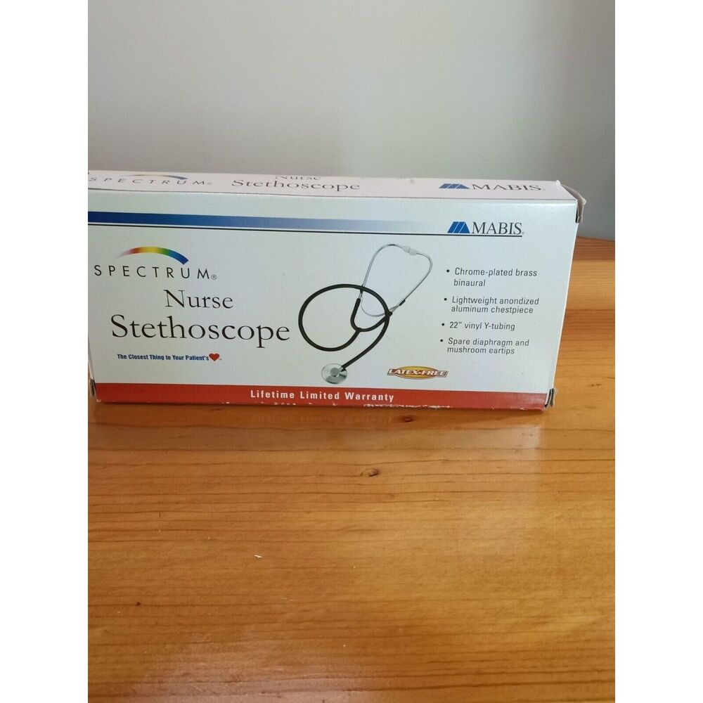 MABIS Spectrum Series Lightweight Nurse Stethoscope for Examining Kids and Adult